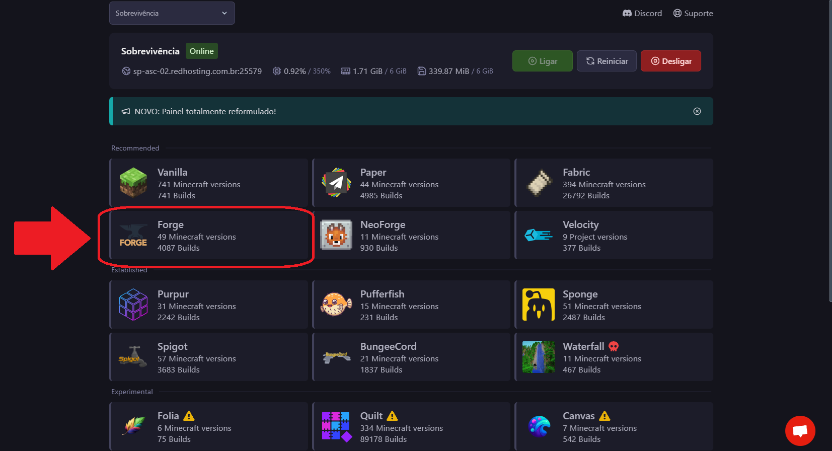 Instalando Forge